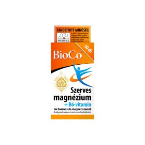 Szerves Magnézium+B6-vitamin - bio - 60db