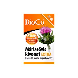 Máriatövis extra tabletta - bio - 80db