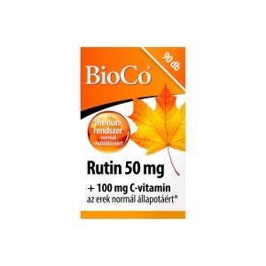 Rutin 50mg tabletta 100mg C-vitaminnal - bio - 90db