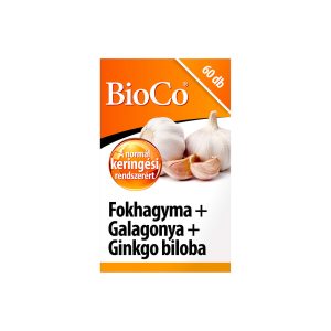 Fokhagyma-Galagyonya-Ginkgo biloba tabletta - 60db