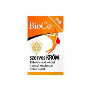 Szerves Króm tabletta - bio - 60db