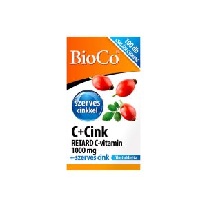 C+Cink retard C-vitamin 1000mg+szerves cink - 100db
