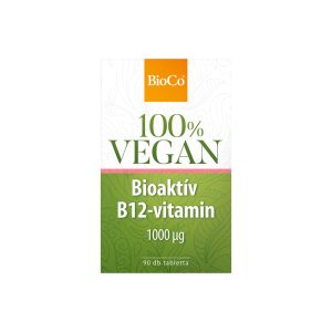 Biokatív B12-vitamin 1000mcg vegán tabletta - 90db