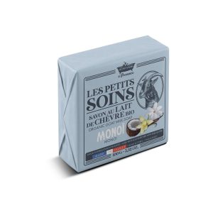Les Petits Soins Bio kecsketejes szappan monoi-olajjal - 100g