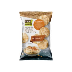 Hummusz ízű barna rizs chips - 60g