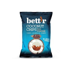 Kókuszdió chips kakaóval - bio - 40g