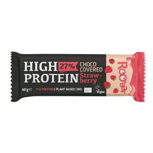 Földieper fehérjeszelet rózsaszín bevonatttal- bio - 40g