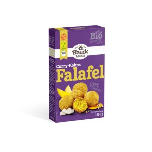 Curry-Kókusz falafel mix - gluténmentes - bio - 160g