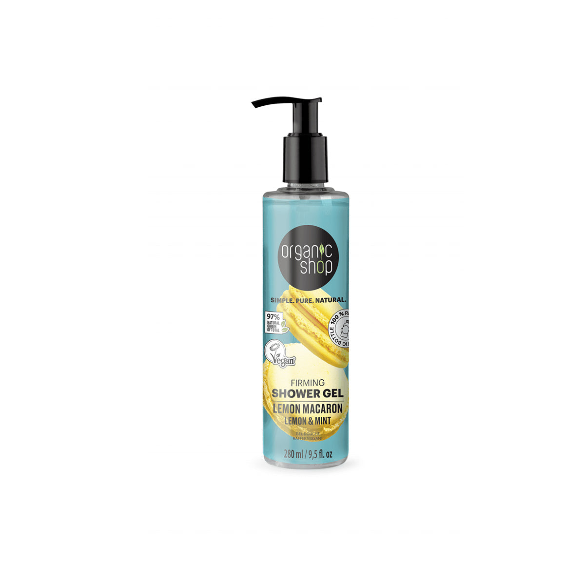 “Lemon macaron” Feszesítő tusfürdő citrommal és mentával 280ml