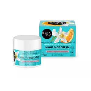 Éjszakai arckrém narancsvirággal E-vitaminnal és mandulaolajjal  50ml