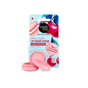 “Cseresznyés macaron” cukros ajakradír bio cseresznyével  - 10ml