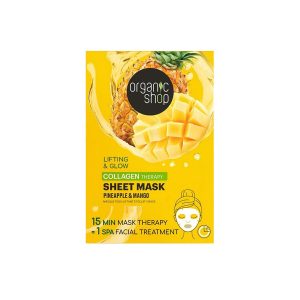 Lifting & Glow Kollagénes fátyolmaszk ananásszal és mangóval - 25g