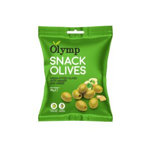 Gyömbérrel zöld olajbogyó - 70g