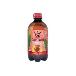 Őszibarack ízű kombucha ital - bio - 400ml