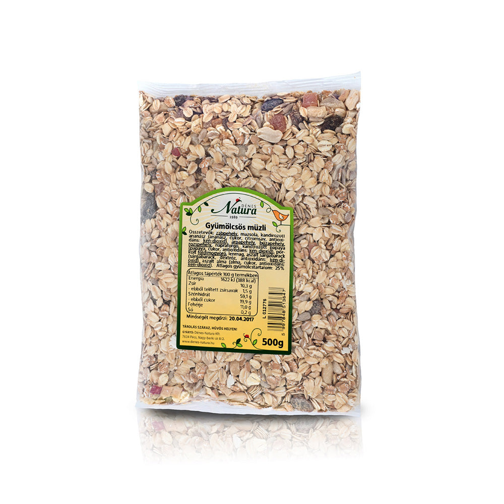 Gyümölcsös müzli - 500g