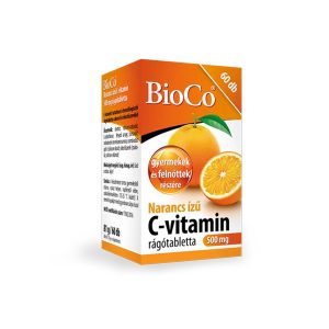 C-vit. Narancs Rágótabletta 500mg - 60db