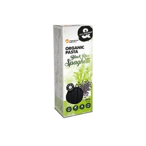 Fekete rizstészta - Spagetti - bio - 200g