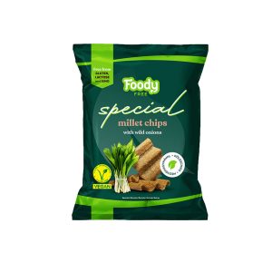 Köles chips medvehagymával - 45g
