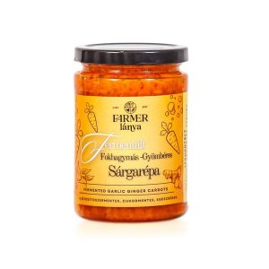 Fermentált Fokhagymás Gyömbéres Sárgarépa - 370ml