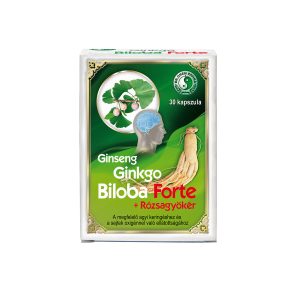 Ginseng Ginkgo Biloba+Rózsagyökér Forte kapszula - 30db