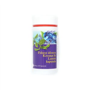 Fekete áfonya luteinnel kapszula 500mg - 60g