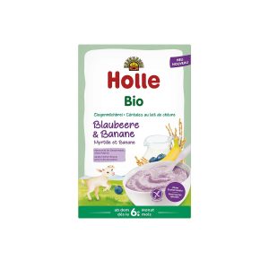 Feketeáfonya - banán kecsketejes kása gabonapehely - bio - 200g