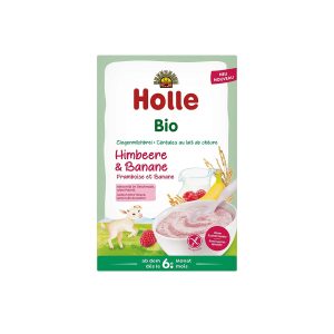 Málna - banán kecsketejes kása gabonapehely - bio - 200g