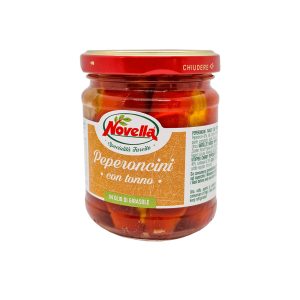 Tonhallal töltött cseresznyepaprika napraforgó olajban - 180g