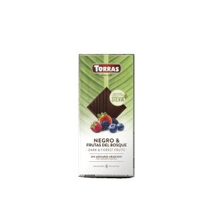 Erdei gyümölcsös étcsokoládé steviával - 125g