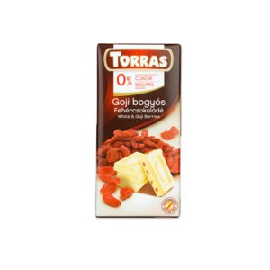 Goji bogyós fehércsoki no sugar added- 75g