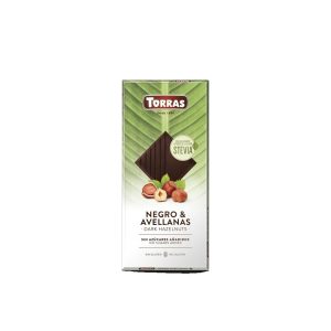 Mogyorós étcsokoládé steviával - 125g