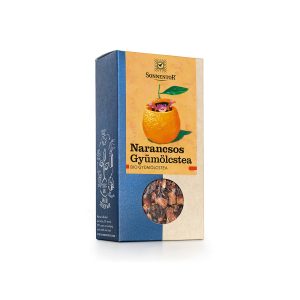 Narancsos gyümölcstea szálas - bio -  100g