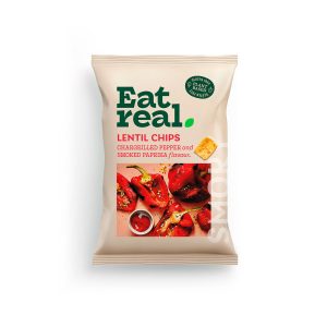 Lencse Chips Grillezett Kaliforniai Paprika és Füstölt Paprika ízű